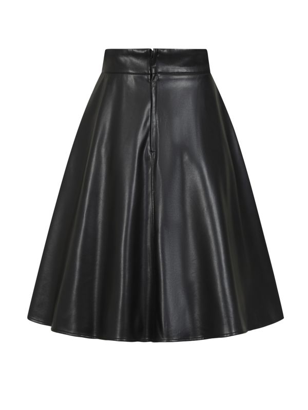 1940's Banned Retro Daphine Black skirt-Black