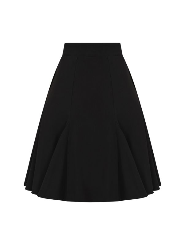 1940's Banned Retro Sienna Black skirt-Black