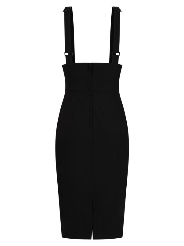 Banned Retro uspender skirt/50s/black-Black