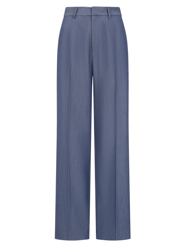 Banned Retro 1950's Style Hattie Blue Trouser-Blue