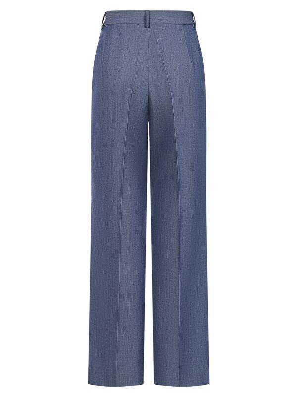 Banned Retro 1950's Style Hattie Blue Trouser-Blue