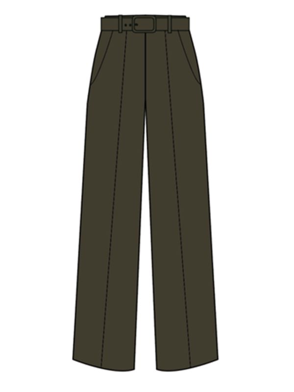 Banned Retro Jane 40's trouser -Brown