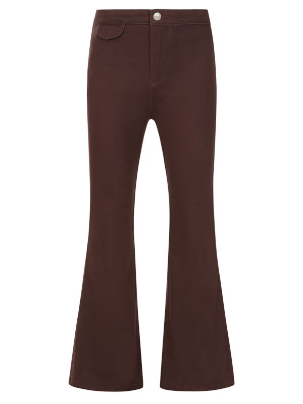 1960's Banned Retro Roisin Beige Trouser-Brown