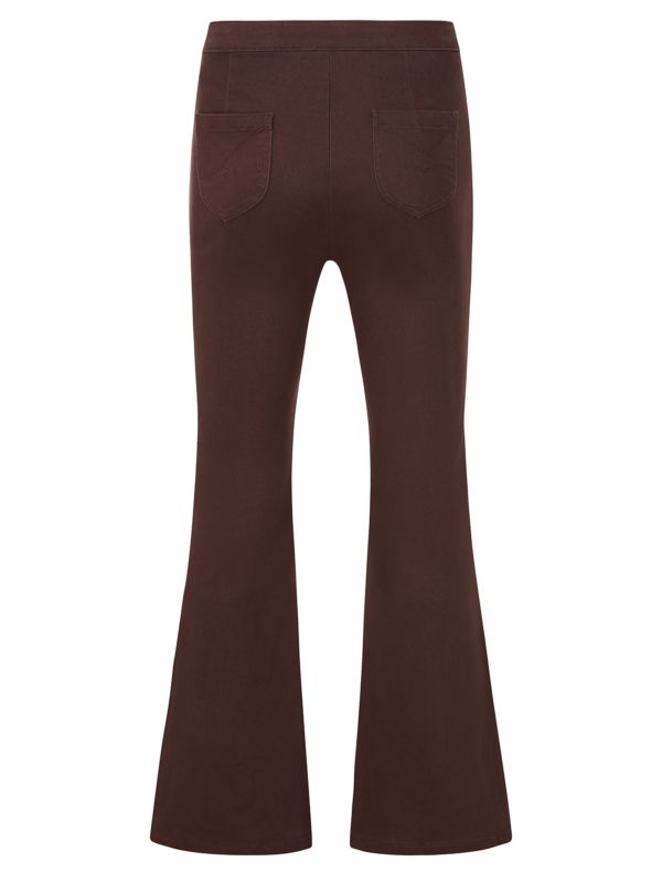 1960's Banned Retro Roisin Beige Trouser-Brown
