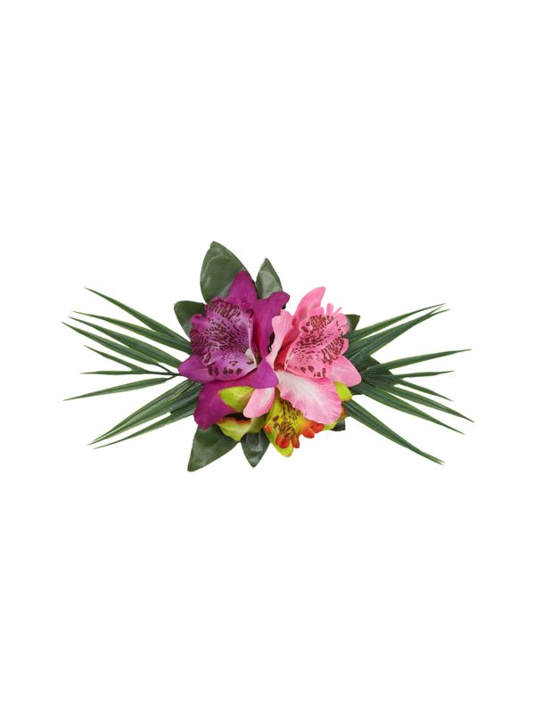 Banned Retro Tropical Bloom Clip Hair Accessory-Fucsia