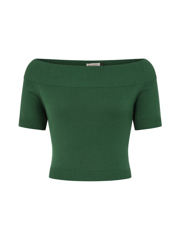 Banned Retro 50s Lavinia Knitted Top-Green