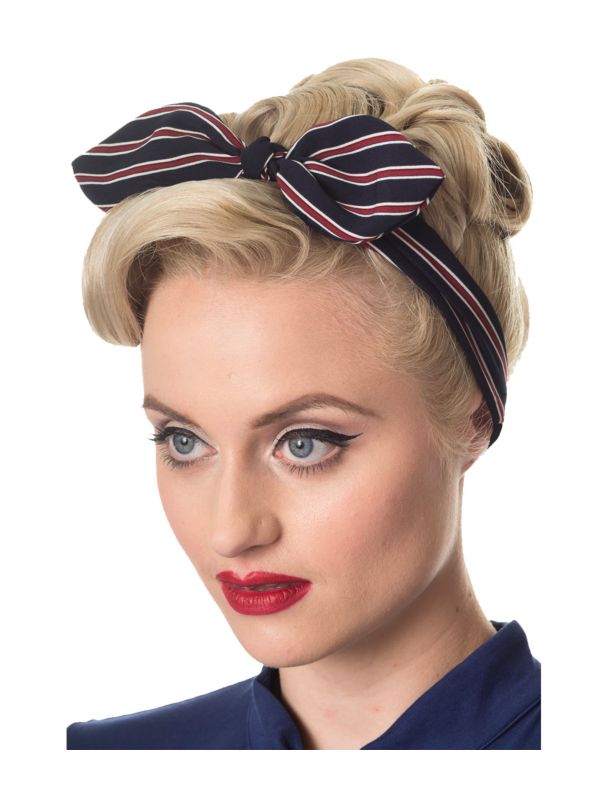 BRANDY STRIPE HEADSCARF
