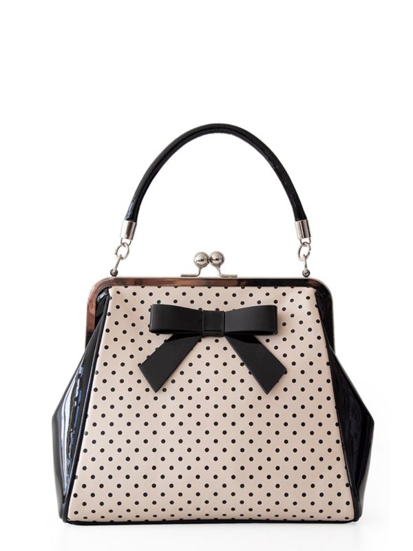 Banned Retro 1950's Polka Starr Frances Blush Handbag