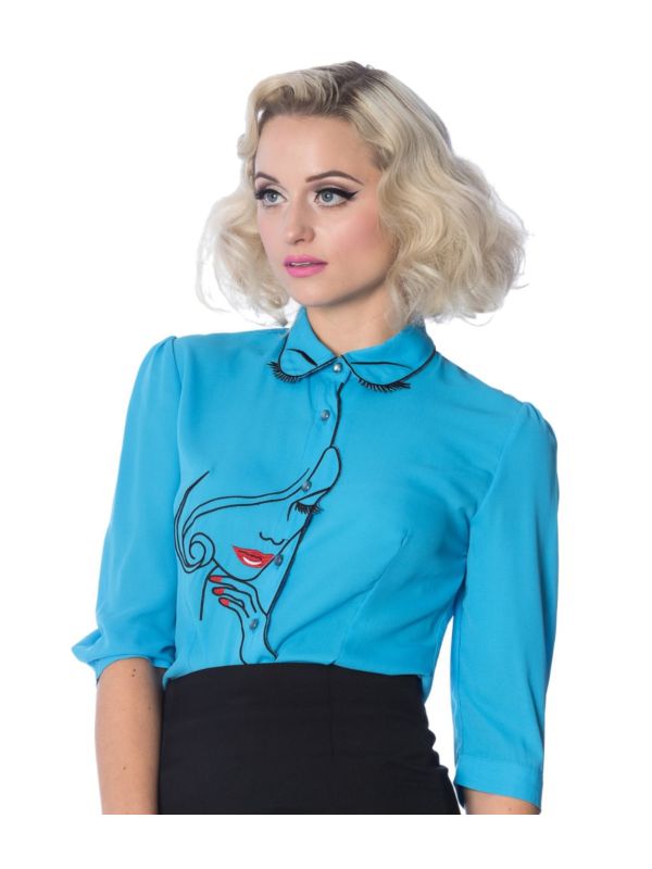 MODEL FACE SHIRT
