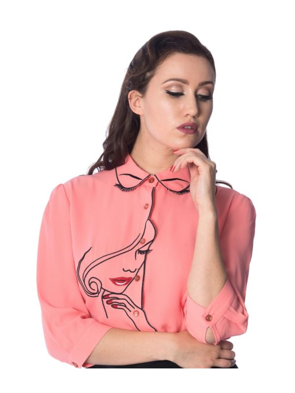MODEL FACE SHIRT