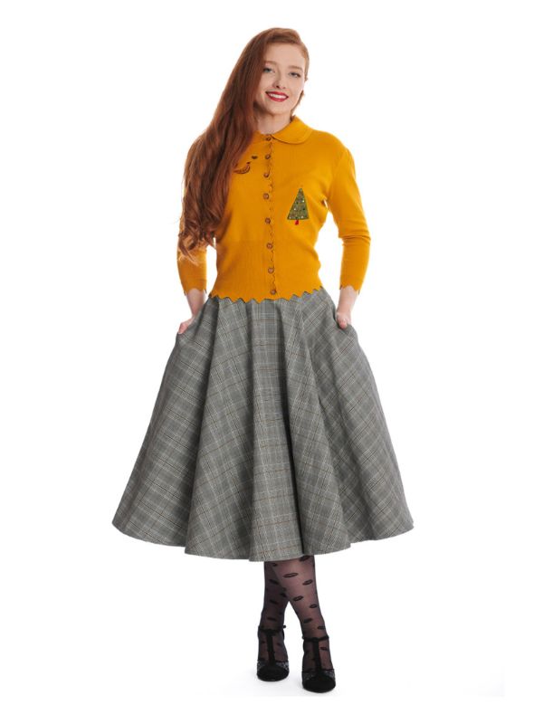 BACK TO BUSINESS SWING SKIRT