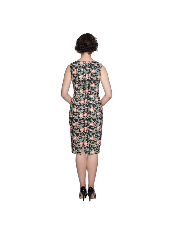 FLAMINGO HONNIE PENCIL DRESS