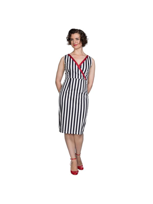 LAND AHOY PENCIL DRESS