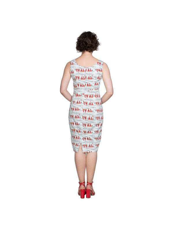 SAIL AWAY PENCIL DRESS