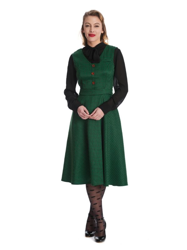HOUNSTOOTH HAPPY DRESS