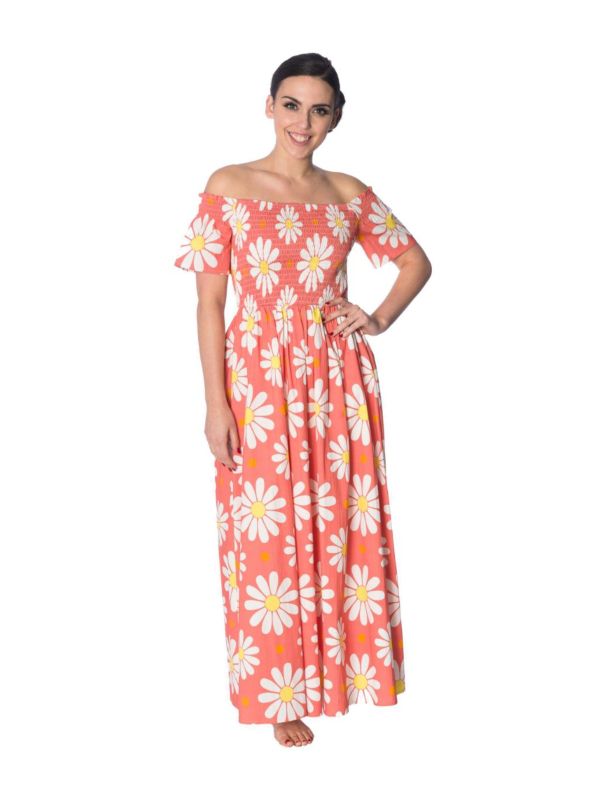 CRAZY DAISY SMOCK DRESS