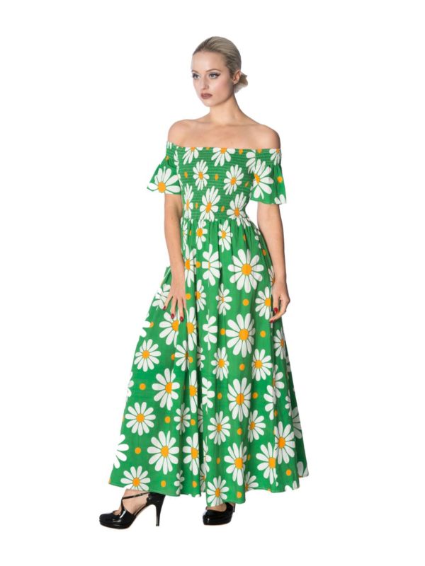CRAZY DAISY SMOCK DRESS