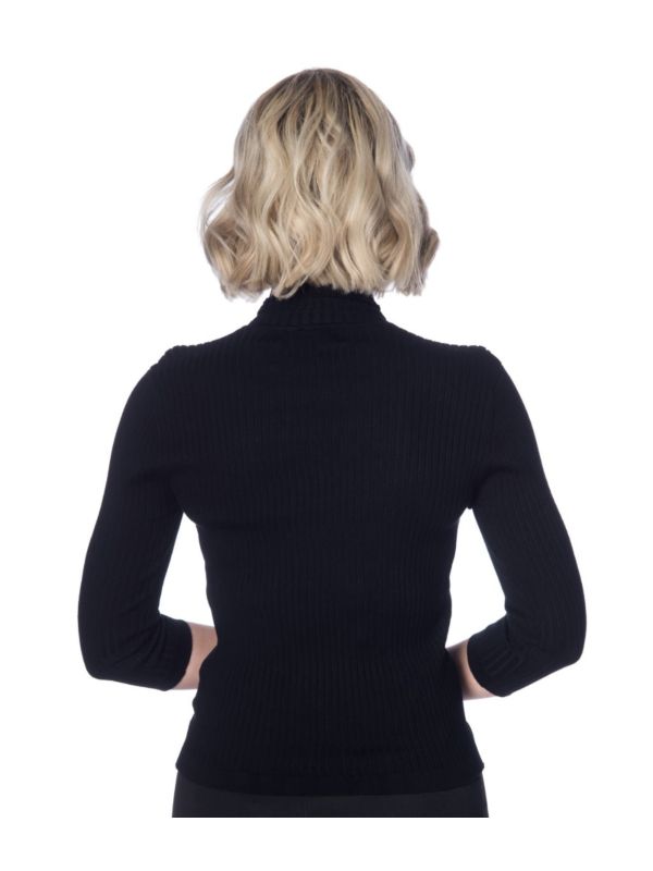 Louise Ribbed Knit Polo