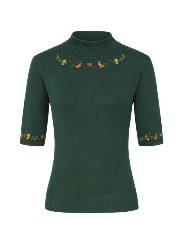 SCANDI POLO NECK JUMPER
