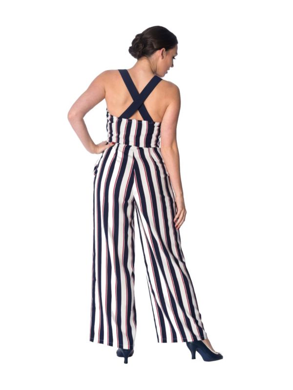 SET SAIL STRIPED MULTIWAY JUMPSUIT
