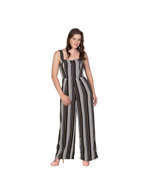 STRIPE PLAYSUIT