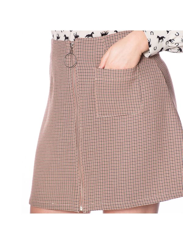 BETTY CHECK MINI SKIRT