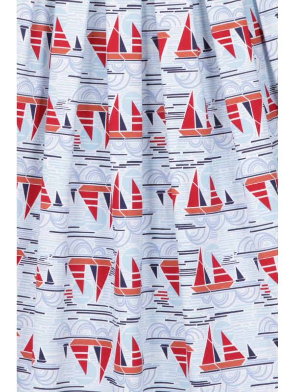 SAIL AWAY PLEAT SKIRT