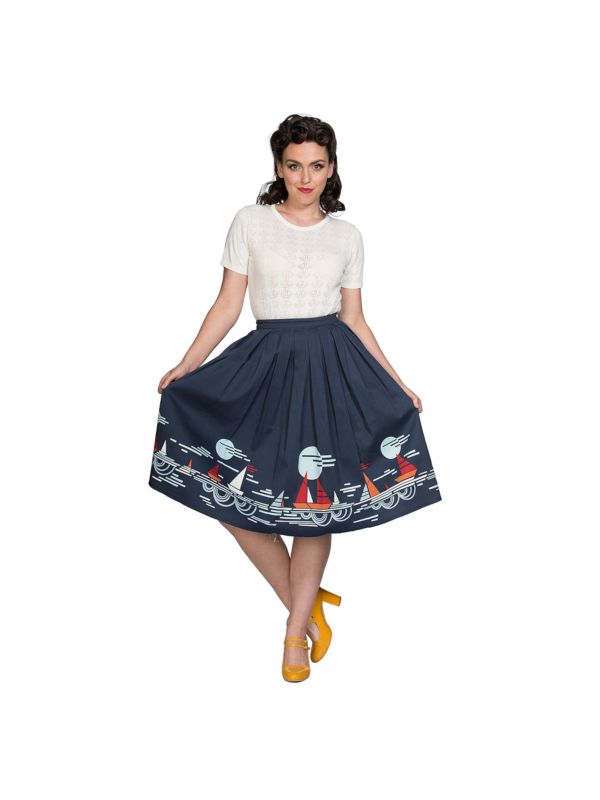 SUMMER SAIL PLEAT SKIRT