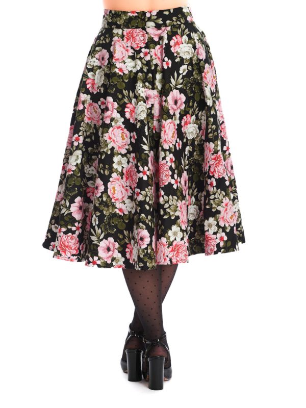 PINK BLOOM SWING SKIRT