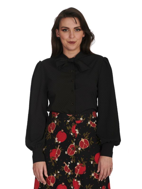 SPOT TEXTURE BLOUSE
