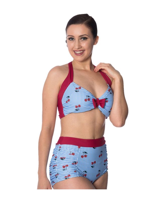 CHERRY LOVE BIKINI TOP