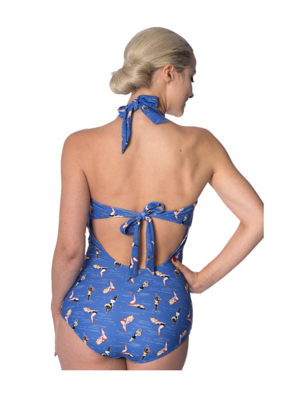 DIVE IN HALTERNECK SWIMSUIT