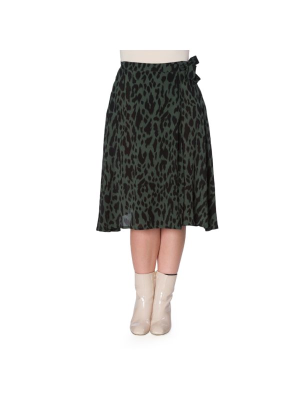 NEW YORK LOFT LEOPARD SKIRT