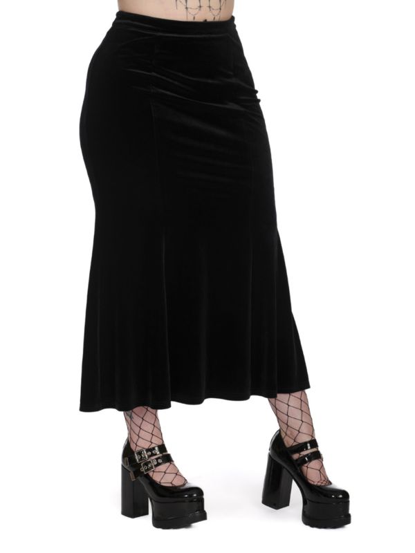 BETTY ROCK PEPLUM PENCIL SKIRT