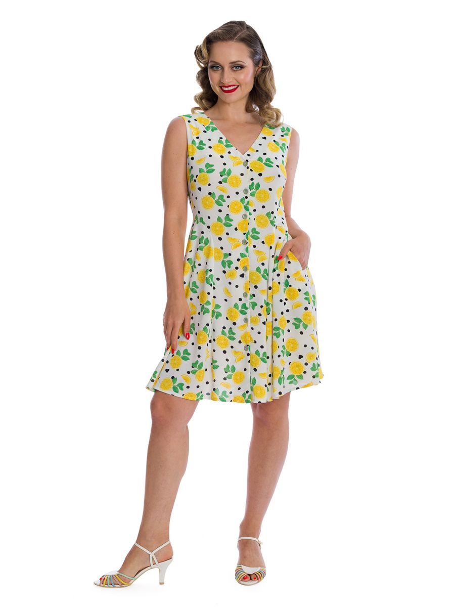 Banned Retro New Style Lemon Love Summer Dress