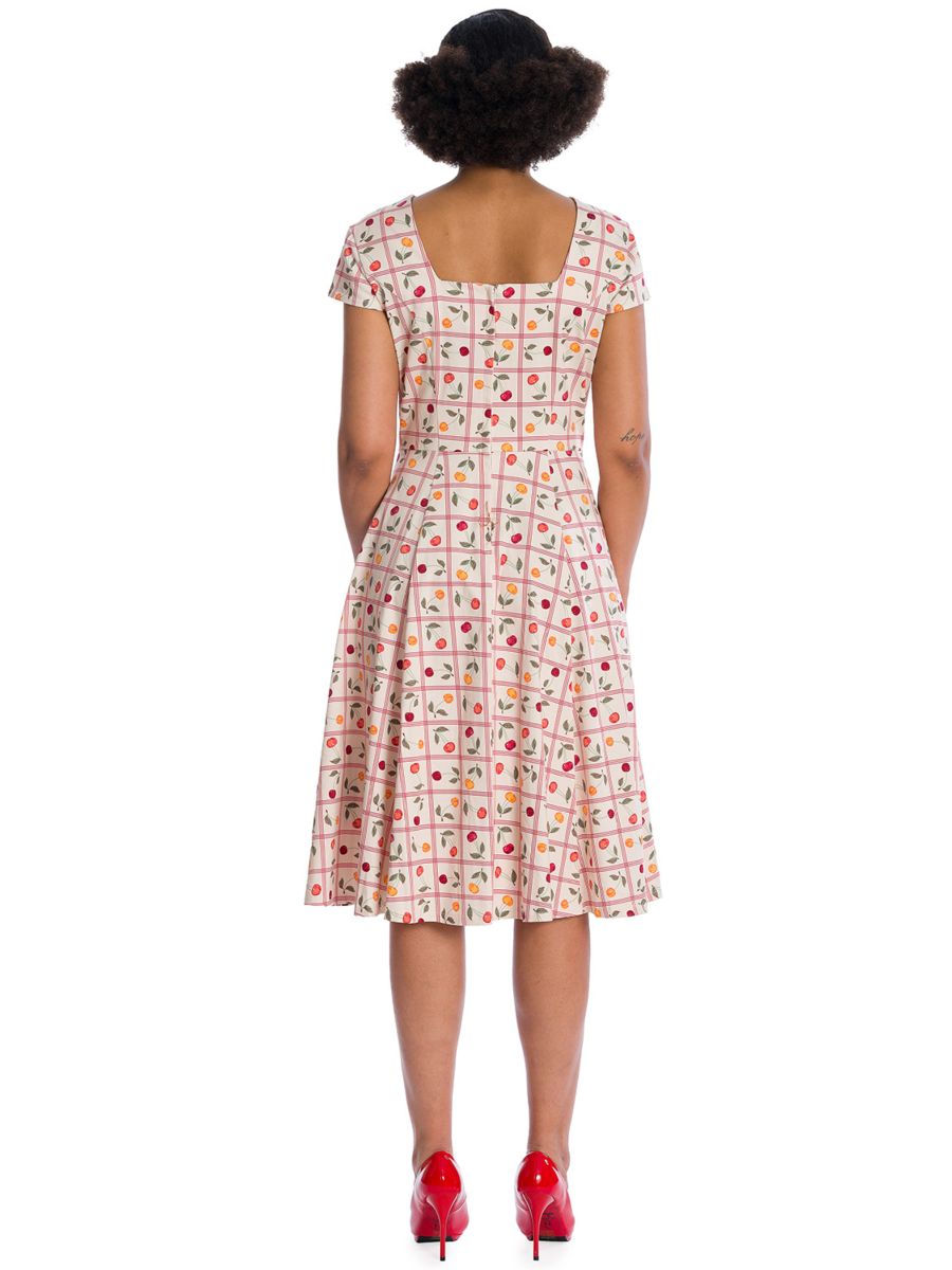 Banned Retro Country Cherry Brigitte Fit and Flare Dress