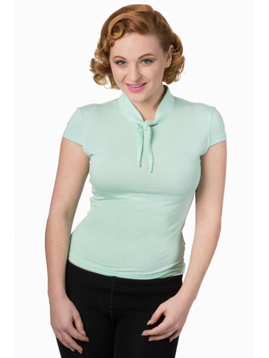 Banned Retro Free Ride Top Mint Green