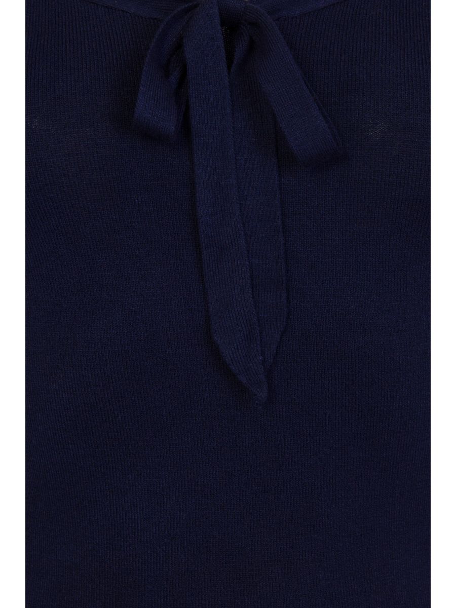 Banned Retro Pretty Illusion Vintage Knit Top Night Blue