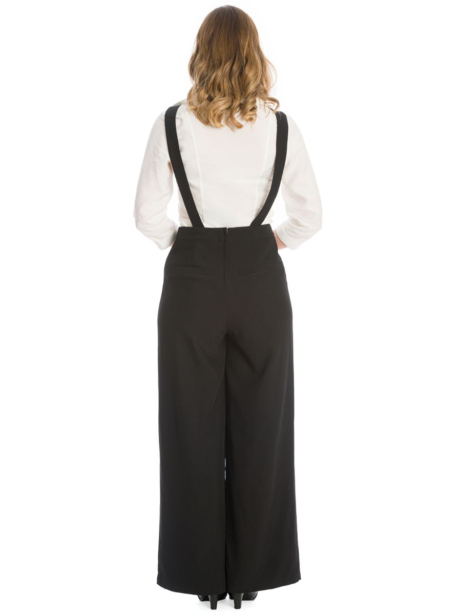DAY DREAMING DUNGAREES-Black