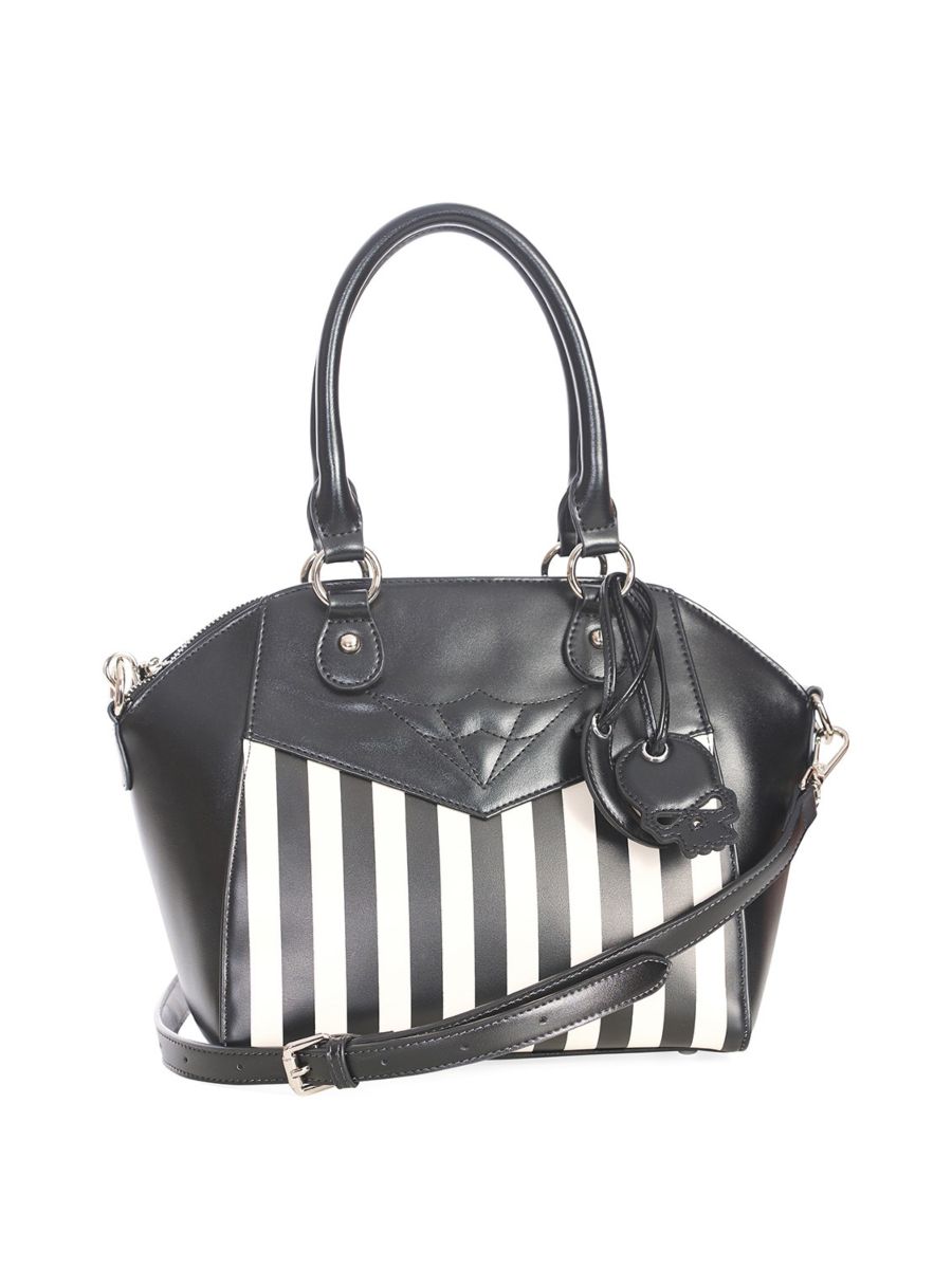 ANOTHER LOST SOUL STRIPED HANDBAG