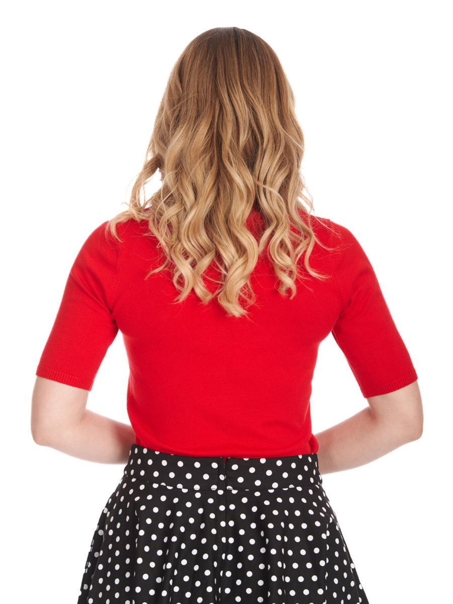 BOW DELIGHT JUMPER Red