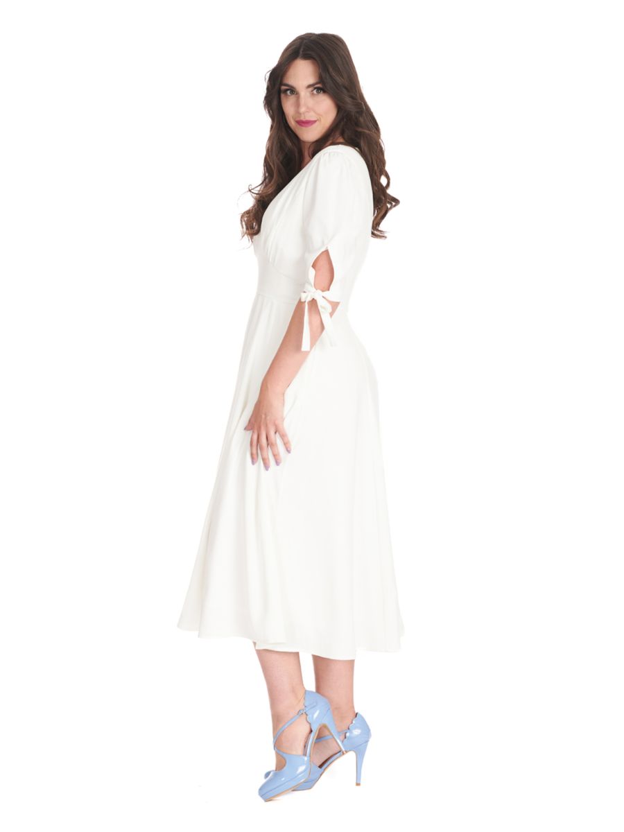 BELLA SWING DRESS White