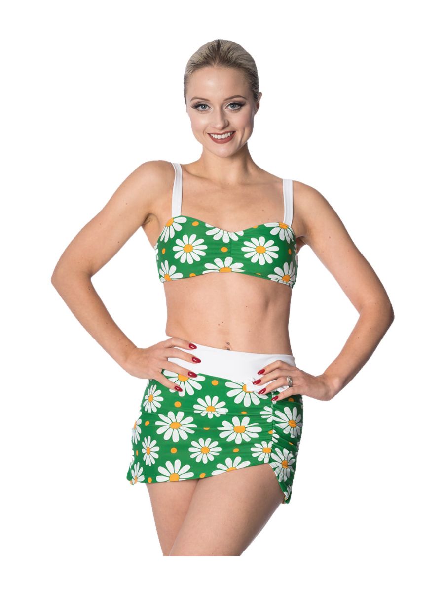 CRAZY DAISY TWO PIECE SWIMSUIT TOP