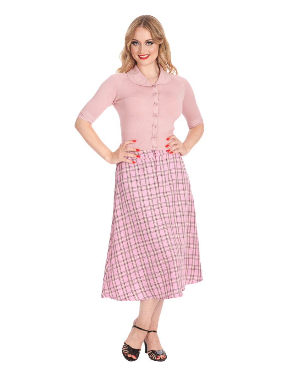 APRIL SHORT SLEEVE CARDIGAN Blush