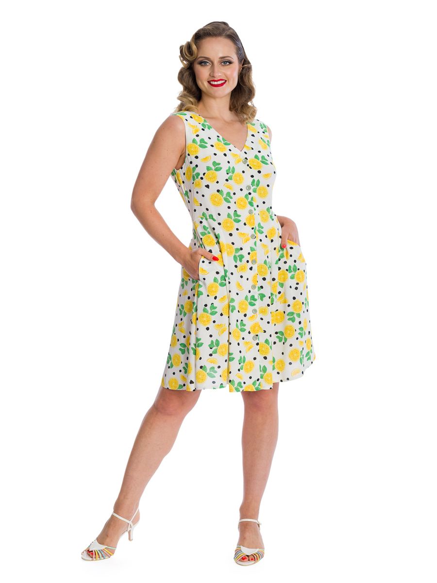 Banned Retro New Style Lemon Love Summer Dress