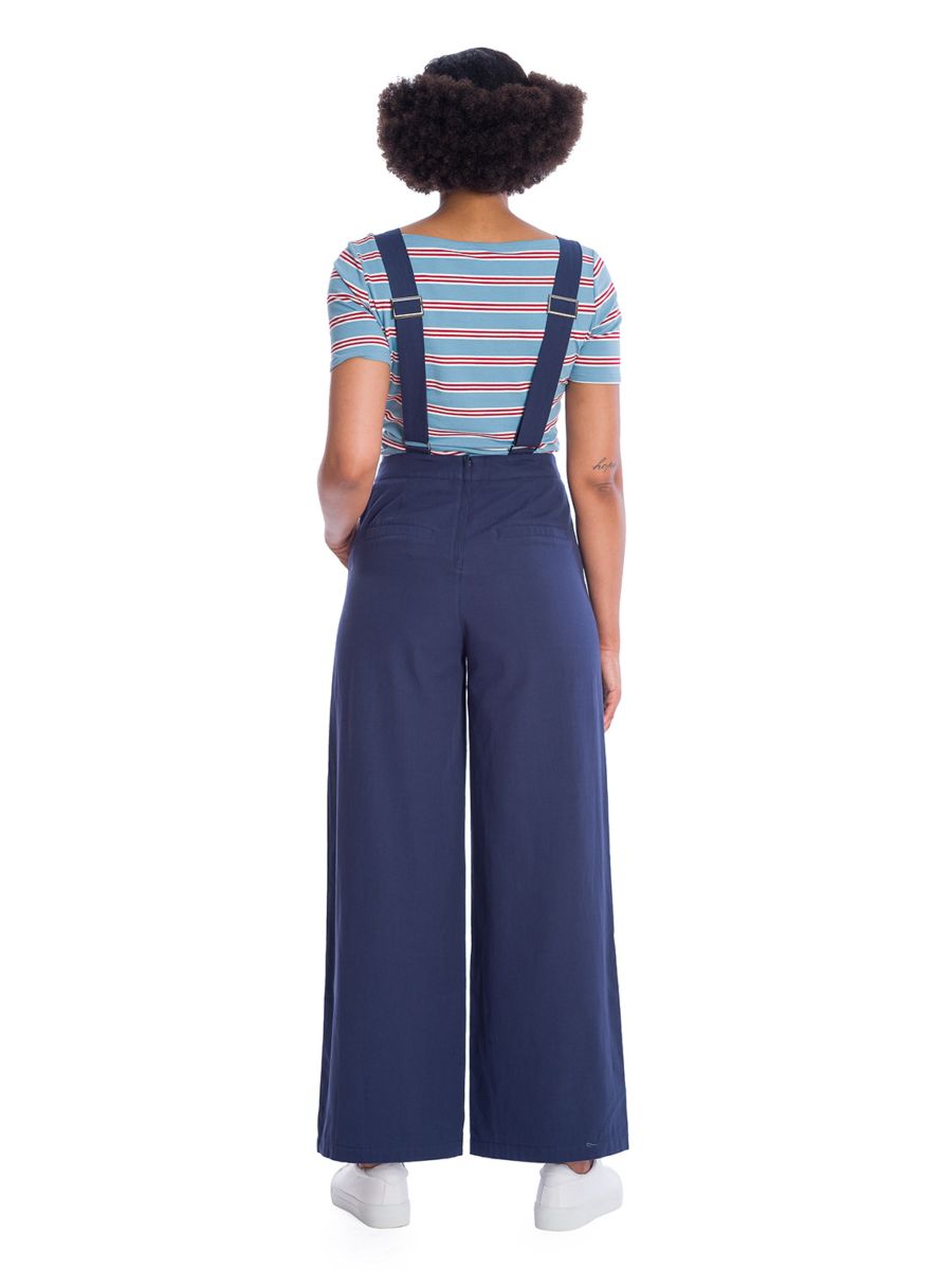 Banned Retro Navy Starboard Playsuit
