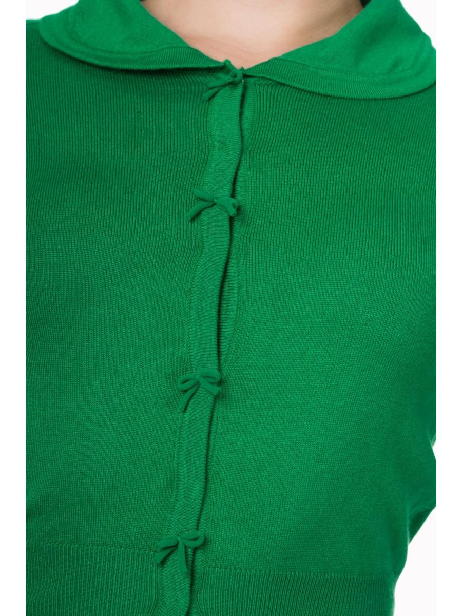 APRIL SHORT SLEEVE CARDIGAN Green