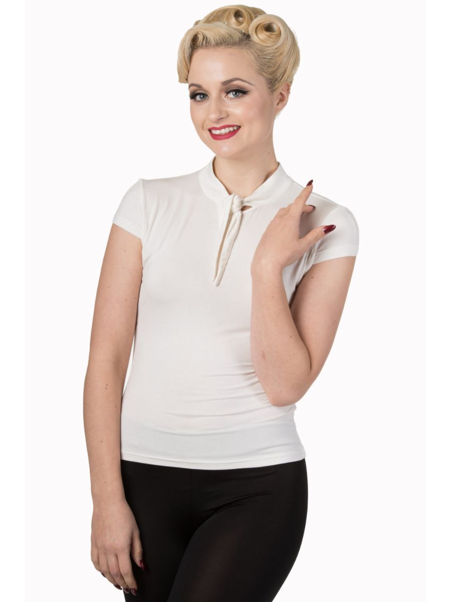 Banned Retro Free Ride Top Off White