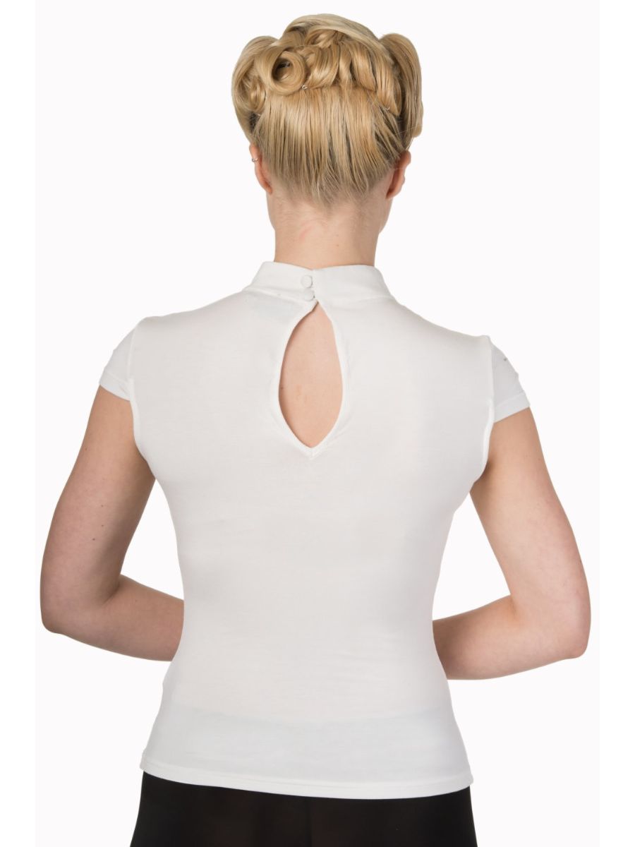 Banned Retro Free Ride Top Off White