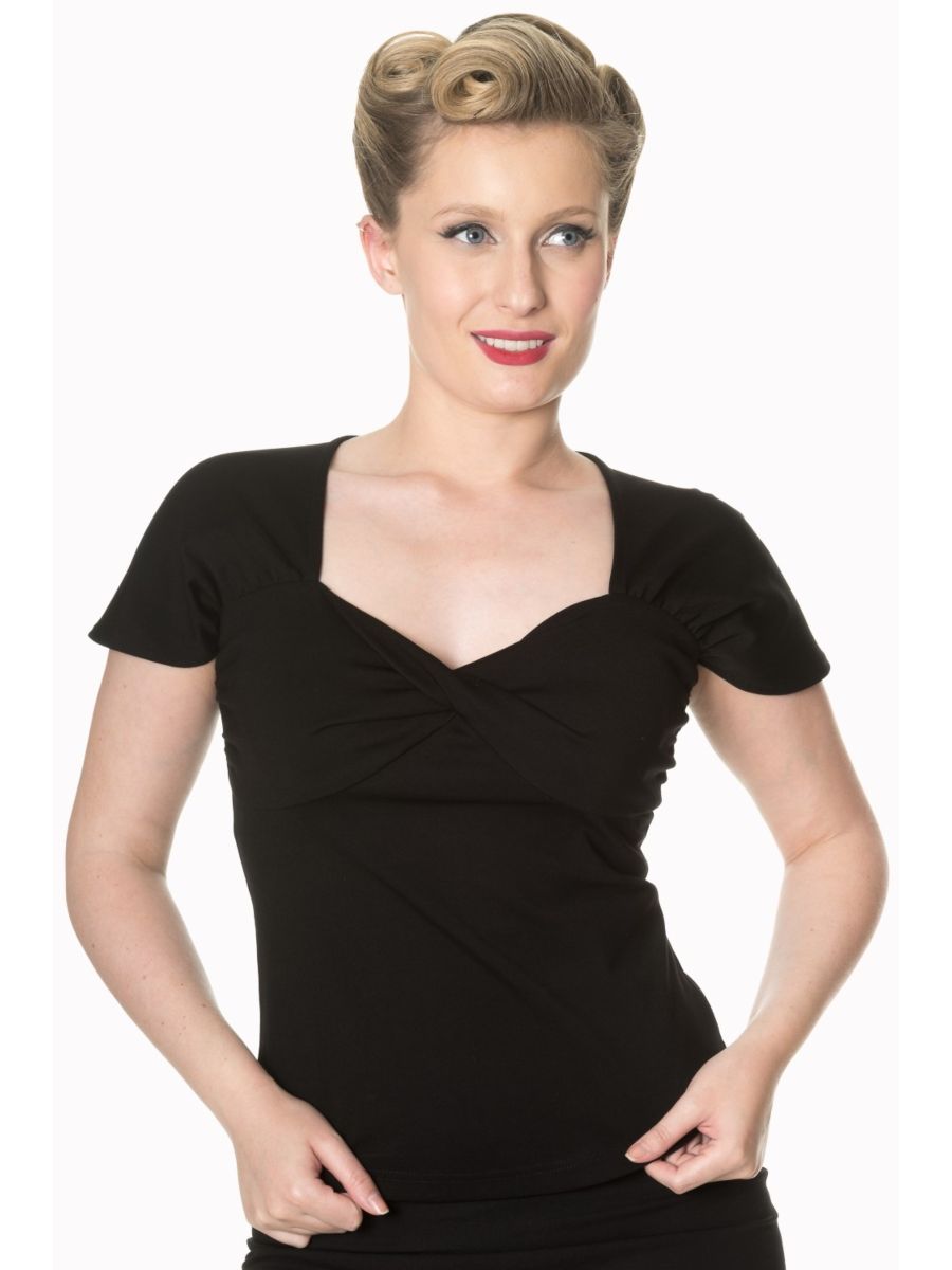 SHE WHO DARES TOP Black